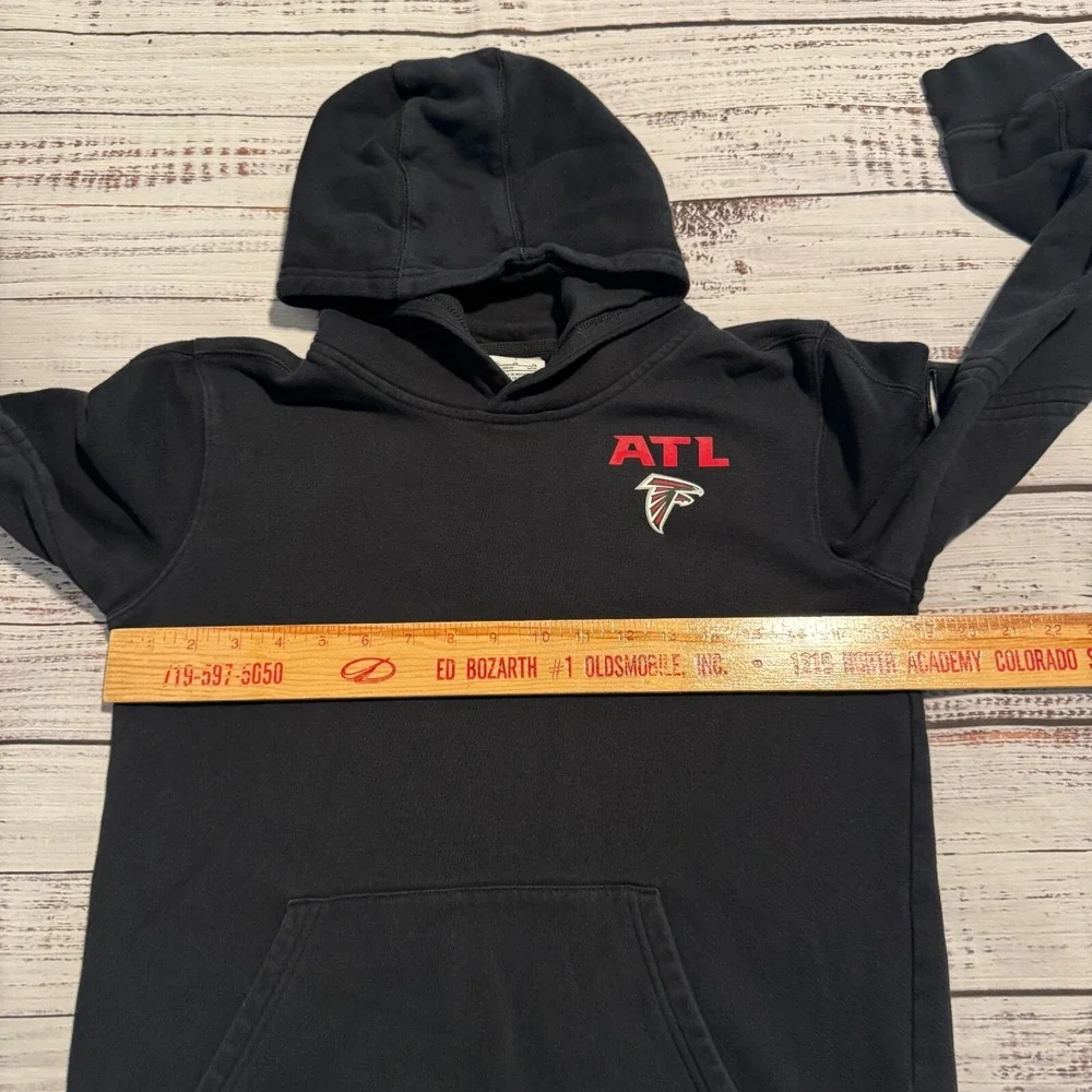 Nike Atlanta‎ Falcons NFL Hoodie Hooded Sweatshirt Black Youth Size XL